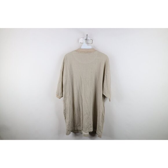 Vintage 90s Mens Large Rayon Gabardine Block M University of Michigan Golf Polo - Picture 12 of 14